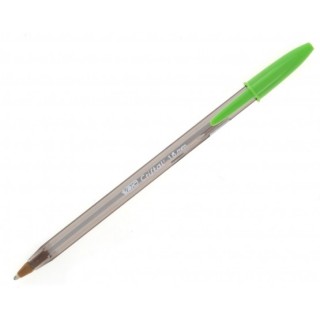 ESFEROGRÁFICA BIC CRISTAL FUN VERDE ALFACE